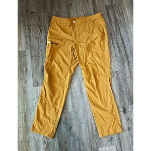 REI Co-op Trailmade Pants Mens 38x30 Brown Tan Hiking Outdoor Nylon Stretch